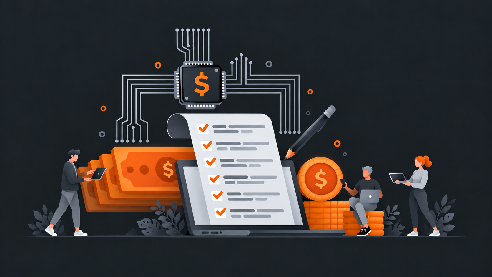 Grafische Darstellung einer IT-Budget-Planung
