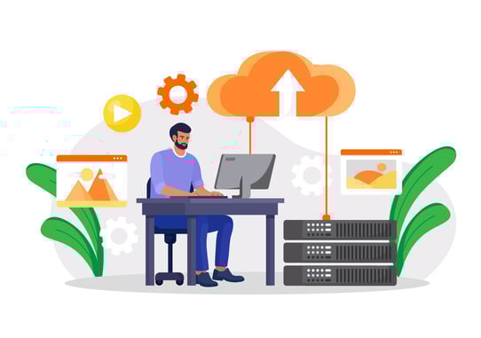 Grafische Darstellung eines IT-Reseller-Portfolios