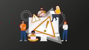 Grafische Darstellung einer veralteten IT-Infrastruktur