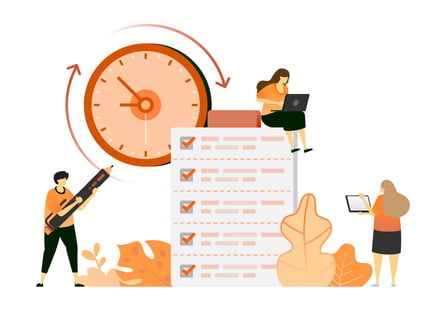 Grafische Darstellung eines wiederkehrenden IT-Services